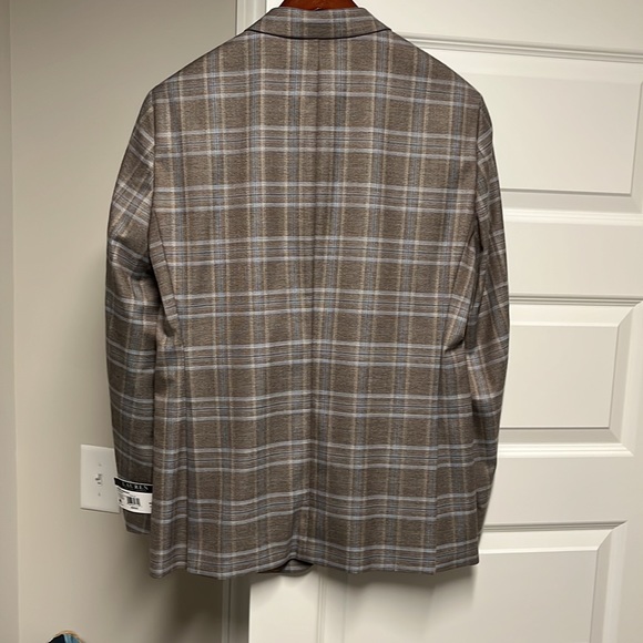 40 regular tan/light blue Ralph Lauren suit jacket - Picture 2 of 5